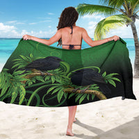 New Zealand Black Robin Sarong Karure Maori Koru Art Tattoo LT05 - Polynesian Pride