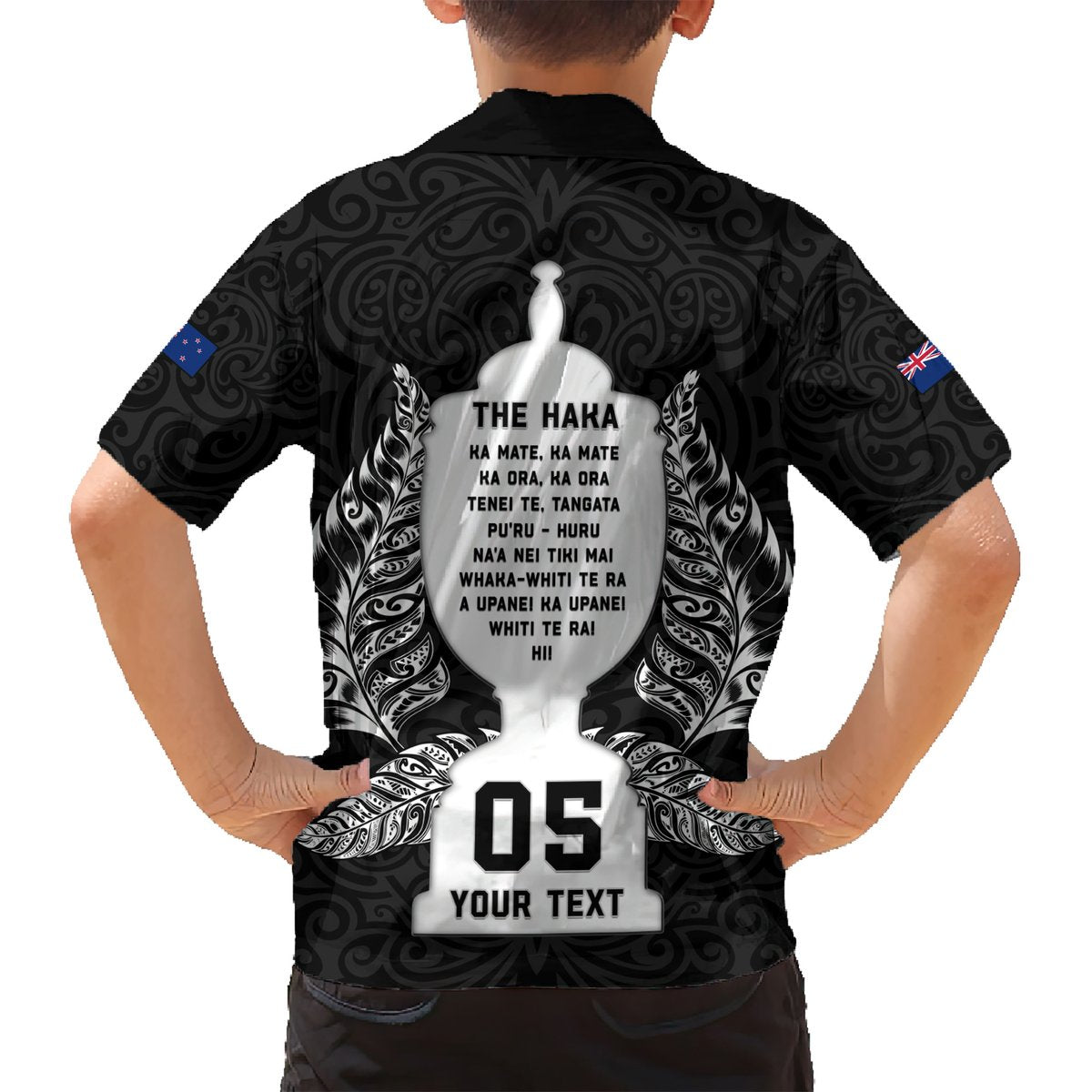 Custom New Zealand Rugby Hawaiian Shirt The Haka With Champions Cup LT05 - Polynesian Pride