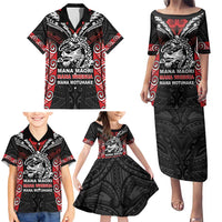 Aotearoa Mana Maori Family Matching Puletasi and Hawaiian Shirt Toitu Te Tiriti LT05 - Polynesian Pride