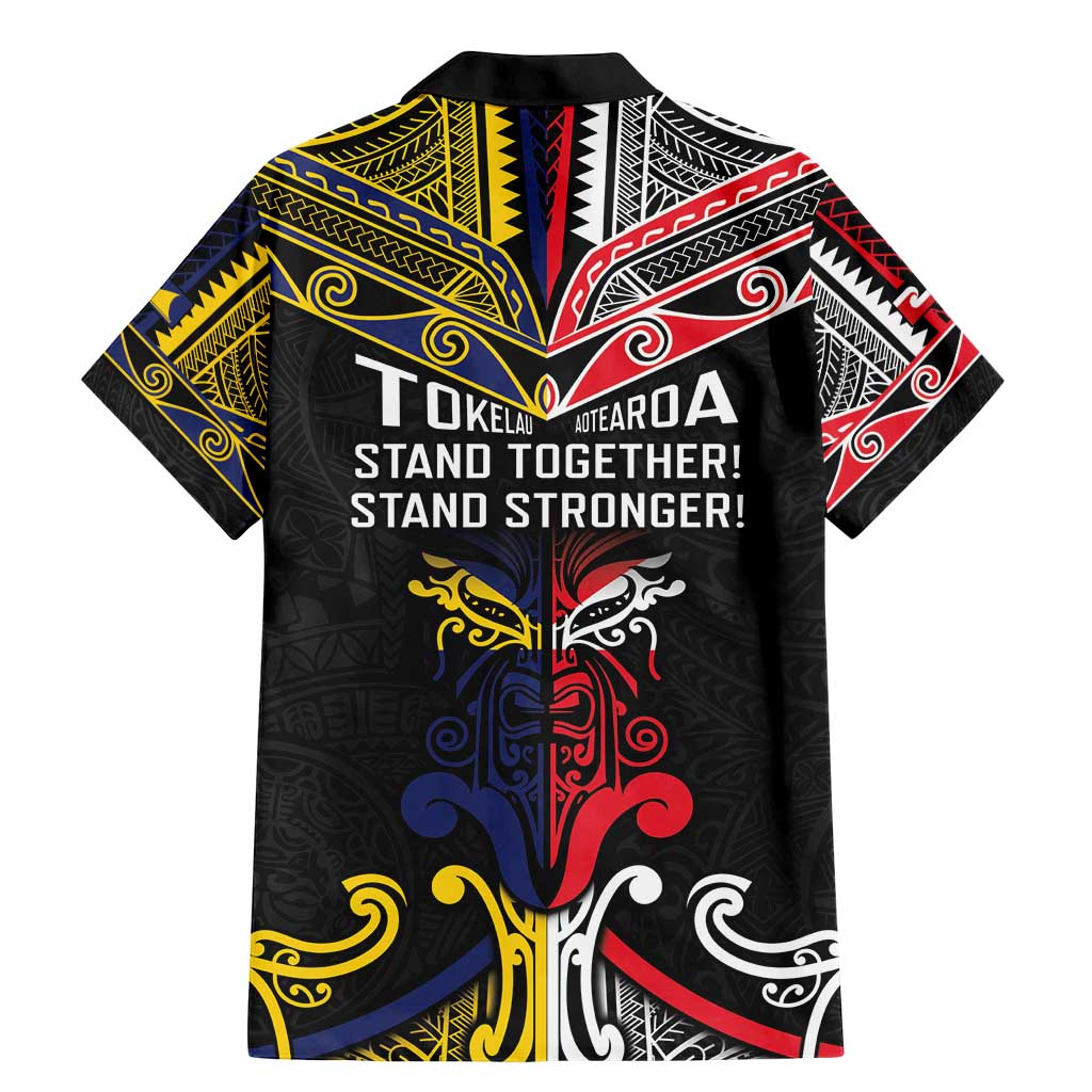 Tokelau And Aotearoa Family Matching Mermaid Dress and Hawaiian Shirt Together For Te Tiriti O Waitangi LT05 - Polynesian Pride