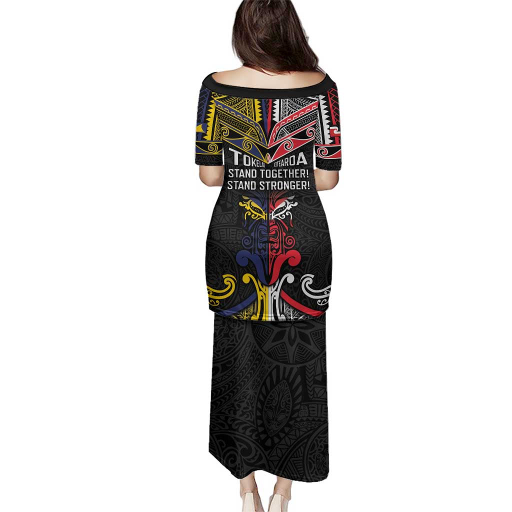Tokelau And Aotearoa Family Matching Puletasi and Hawaiian Shirt Together For Te Tiriti O Waitangi LT05 - Polynesian Pride