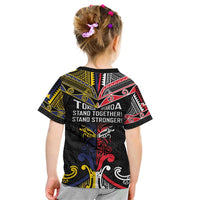 Tokelau And Aotearoa Kid T Shirt Together For Te Tiriti O Waitangi