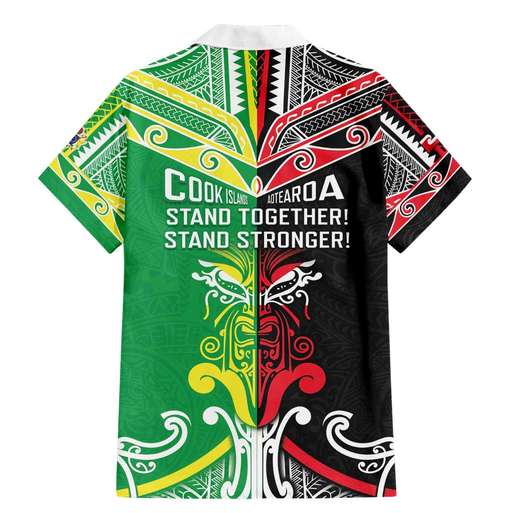 Cook Islands And Aotearoa Family Matching Mermaid Dress and Hawaiian Shirt Together For Te Tiriti O Waitangi LT05 - Polynesian Pride