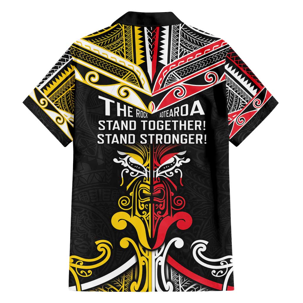 Niue And Aotearoa Family Matching Long Sleeve Bodycon Dress and Hawaiian Shirt Together For Te Tiriti O Waitangi LT05 - Polynesian Pride