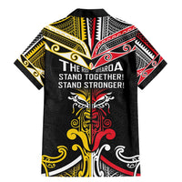 Niue And Aotearoa Family Matching Mermaid Dress and Hawaiian Shirt Together For Te Tiriti O Waitangi LT05 - Polynesian Pride