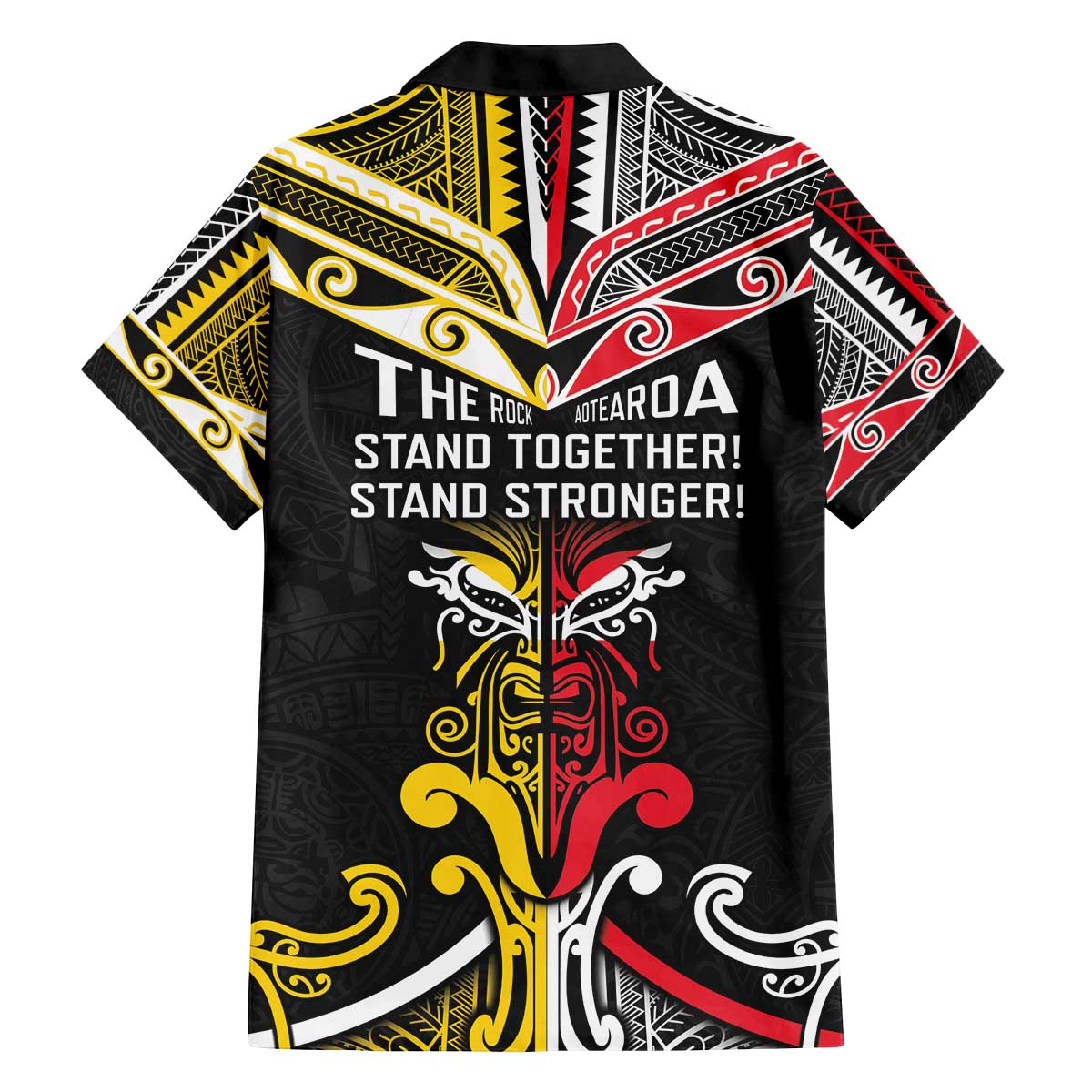 Niue And Aotearoa Family Matching Off The Shoulder Long Sleeve Dress and Hawaiian Shirt Together For Te Tiriti O Waitangi LT05 - Polynesian Pride