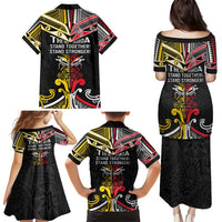 Niue And Aotearoa Family Matching Puletasi and Hawaiian Shirt Together For Te Tiriti O Waitangi LT05 - Polynesian Pride