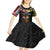 Niue And Aotearoa Kid Short Sleeve Dress Together For Te Tiriti O Waitangi