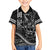 Hawaii Ikaika Warrior Helmet Hawaiian Shirt Black Tribal Tattoo
