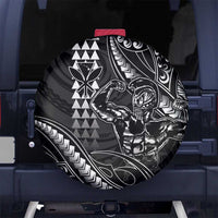 Hawaii Ikaika Warrior Helmet Spare Tire Cover Black Tribal Tattoo LT05 - Polynesian Pride