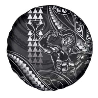 Hawaii Ikaika Warrior Helmet Spare Tire Cover Black Tribal Tattoo LT05 - Polynesian Pride