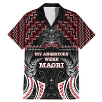 Aotearoa Family Matching Mermaid Dress and Hawaiian Shirt Proud To Be Maori LT05 Dad's Shirt - Short Sleeve Red - Polynesian Pride
