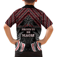 Aotearoa Family Matching Off The Shoulder Long Sleeve Dress and Hawaiian Shirt Proud To Be Maori LT05 - Polynesian Pride