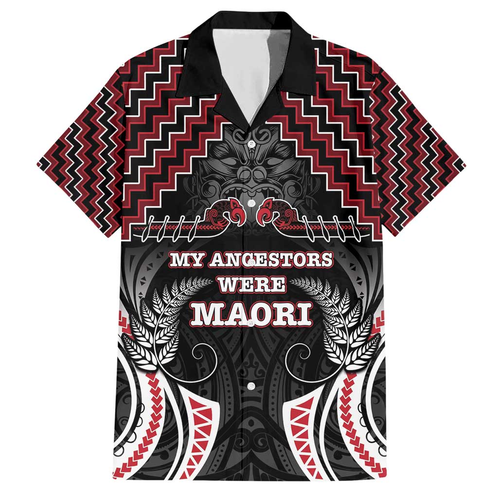 Aotearoa Family Matching Short Sleeve Bodycon Dress and Hawaiian Shirt Proud To Be Maori LT05 Dad's Shirt - Short Sleeve Red - Polynesian Pride