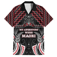 Aotearoa Family Matching Short Sleeve Bodycon Dress and Hawaiian Shirt Proud To Be Maori LT05 Dad's Shirt - Short Sleeve Red - Polynesian Pride