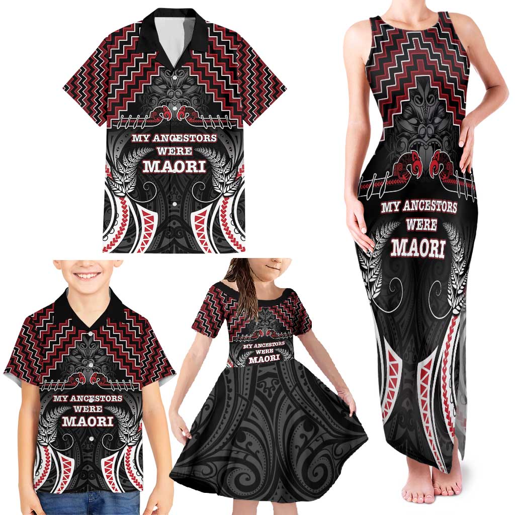 Aotearoa Family Matching Tank Maxi Dress and Hawaiian Shirt Proud To Be Maori LT05 - Polynesian Pride