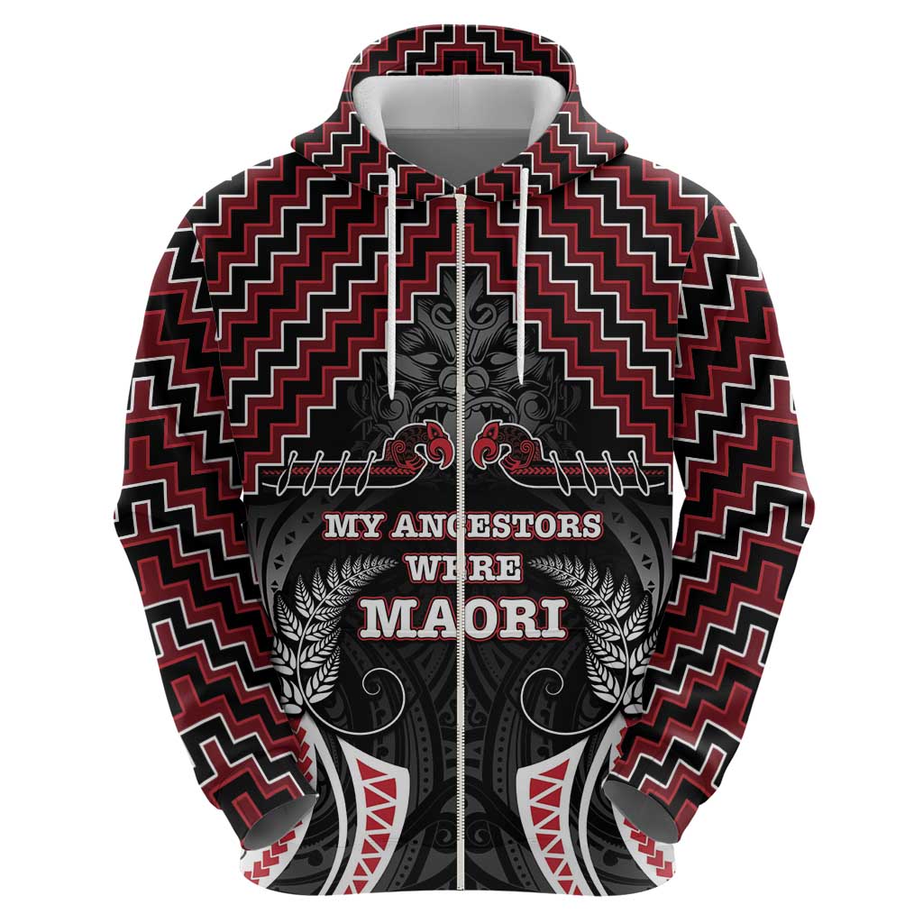 Aotearoa Zip Hoodie Proud To Be Maori