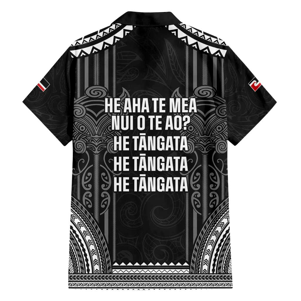 Aotearoa Toitu Te Tiriti Family Matching Long Sleeve Bodycon Dress and Hawaiian Shirt No Kiwi Without Iwi LT05 - Polynesian Pride