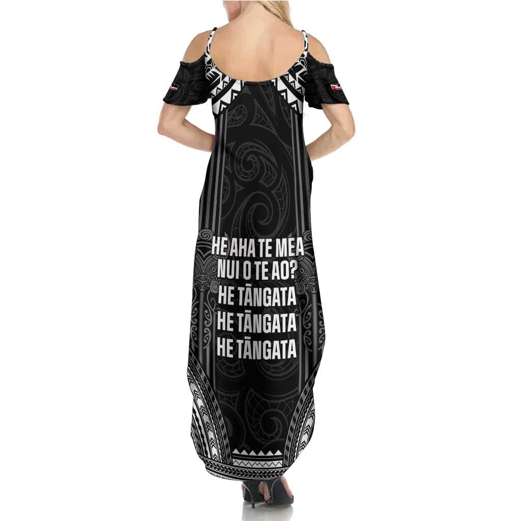 Aotearoa Toitu Te Tiriti Family Matching Summer Maxi Dress and Hawaiian Shirt No Kiwi Without Iwi LT05 - Polynesian Pride