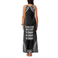 Aotearoa Toitu Te Tiriti Family Matching Tank Maxi Dress and Hawaiian Shirt No Kiwi Without Iwi LT05 - Polynesian Pride