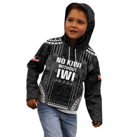 Aotearoa Toitu Te Tiriti Kid Hoodie No Kiwi Without Iwi LT05 - Polynesian Pride