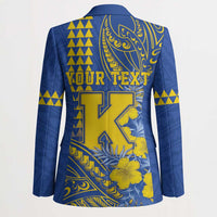Personalised Hawaii Kaiser High School Blazer Tribal Tattoo With Hibiscus Flowers
