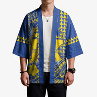 Personalised Hawaii Kaiser High School Kimono Tribal Tattoo With Hibiscus Flowers
