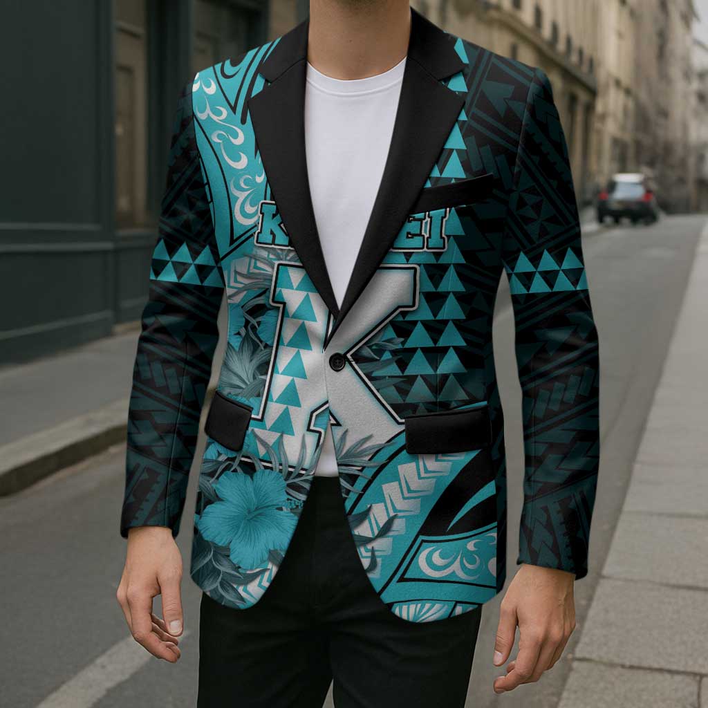 Personalised Hawaii Kapolei High School Blazer Tribal Tattoo With Hibiscus Flowers