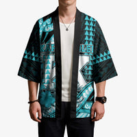 Personalised Hawaii Kapolei High School Kimono Tribal Tattoo With Hibiscus Flowers