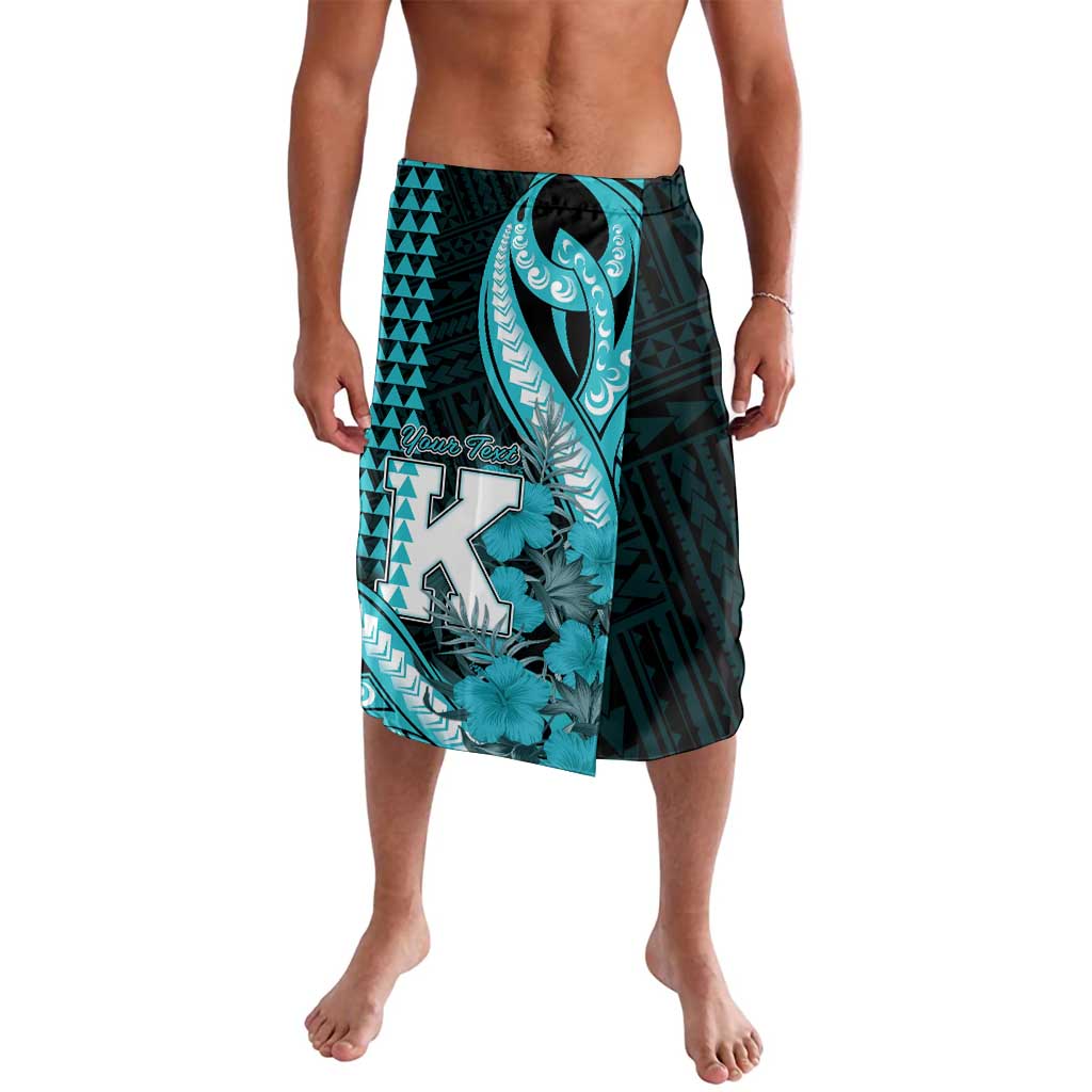Personalised Hawaii Kapolei High School Lavalava Tribal Tattoo With Hibiscus Flowers
