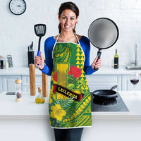 Hawaii Leilehua High School Apron Tribal Tattoo With Hibiscus Flowers
