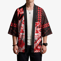 Personalised Hawaii Kalani High School Kimono Tribal Tattoo With Hibiscus Flowers
