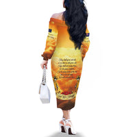 New Zealand And Australia ANZAC Day Family Matching Off The Shoulder Long Sleeve Dress and Hawaiian Shirt Sinai Palestine Campaign Lest We Forget LT05 - Polynesian Pride