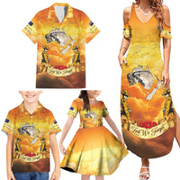 New Zealand And Australia ANZAC Day Family Matching Summer Maxi Dress and Hawaiian Shirt Sinai Palestine Campaign Lest We Forget LT05 - Polynesian Pride