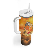 New Zealand And Australia ANZAC Day Tumbler With Handle Sinai Palestine Campaign Lest We Forget