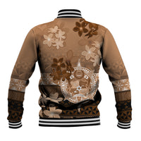 Tonga Emancipation Day Baseball Jacket Tongan Kupesi Ngatu Pattern Vintage Style