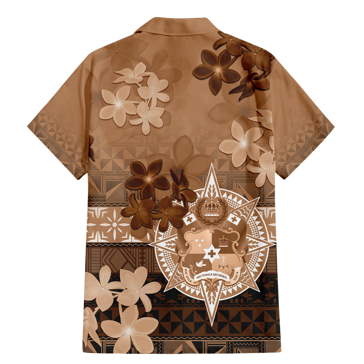 Tonga Emancipation Day Family Matching Mermaid Dress and Hawaiian Shirt Tongan Kupesi Ngatu Pattern Vintage Style