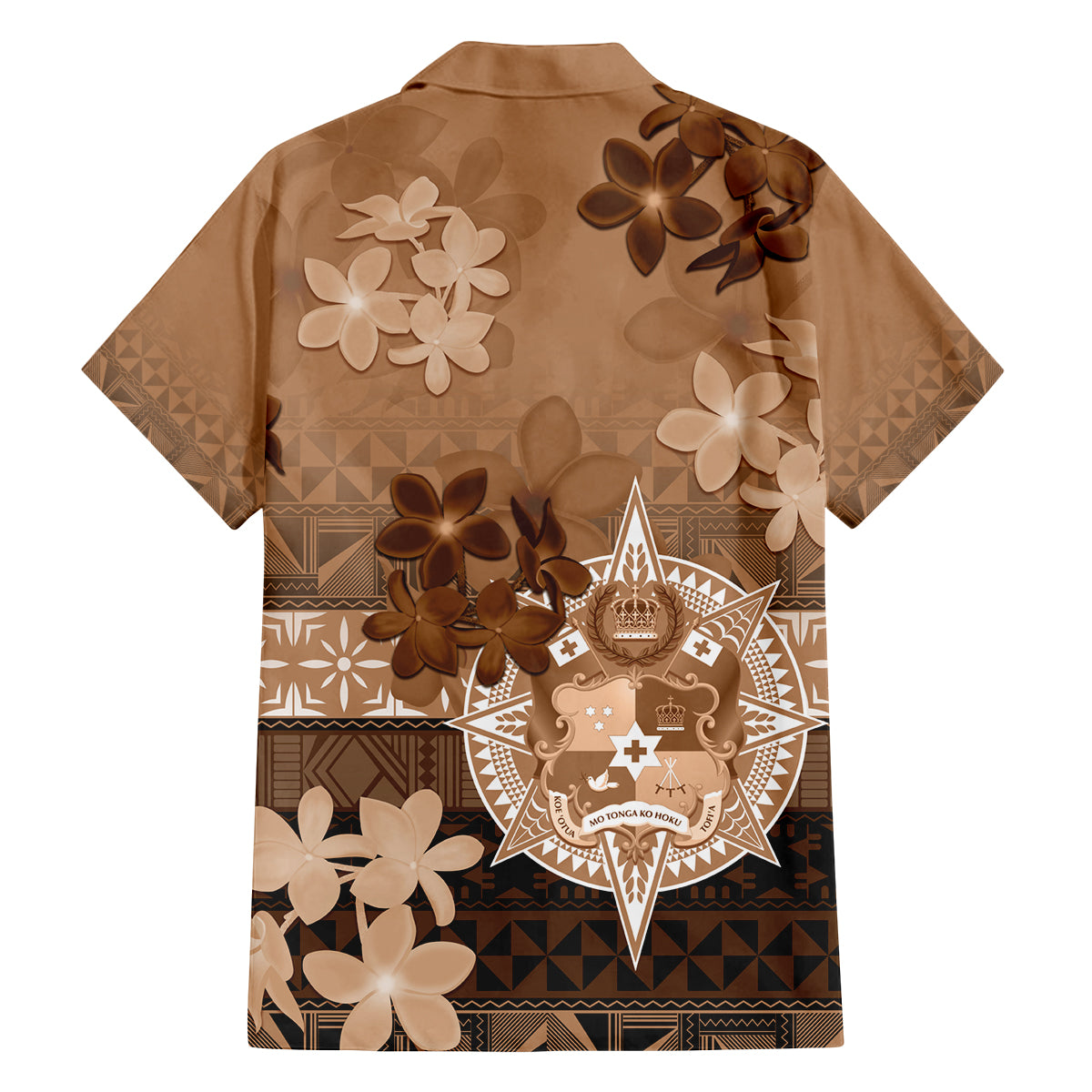 Tonga Emancipation Day Family Matching Off Shoulder Maxi Dress and Hawaiian Shirt Tongan Kupesi Ngatu Pattern Vintage Style LT05 - Polynesian Pride