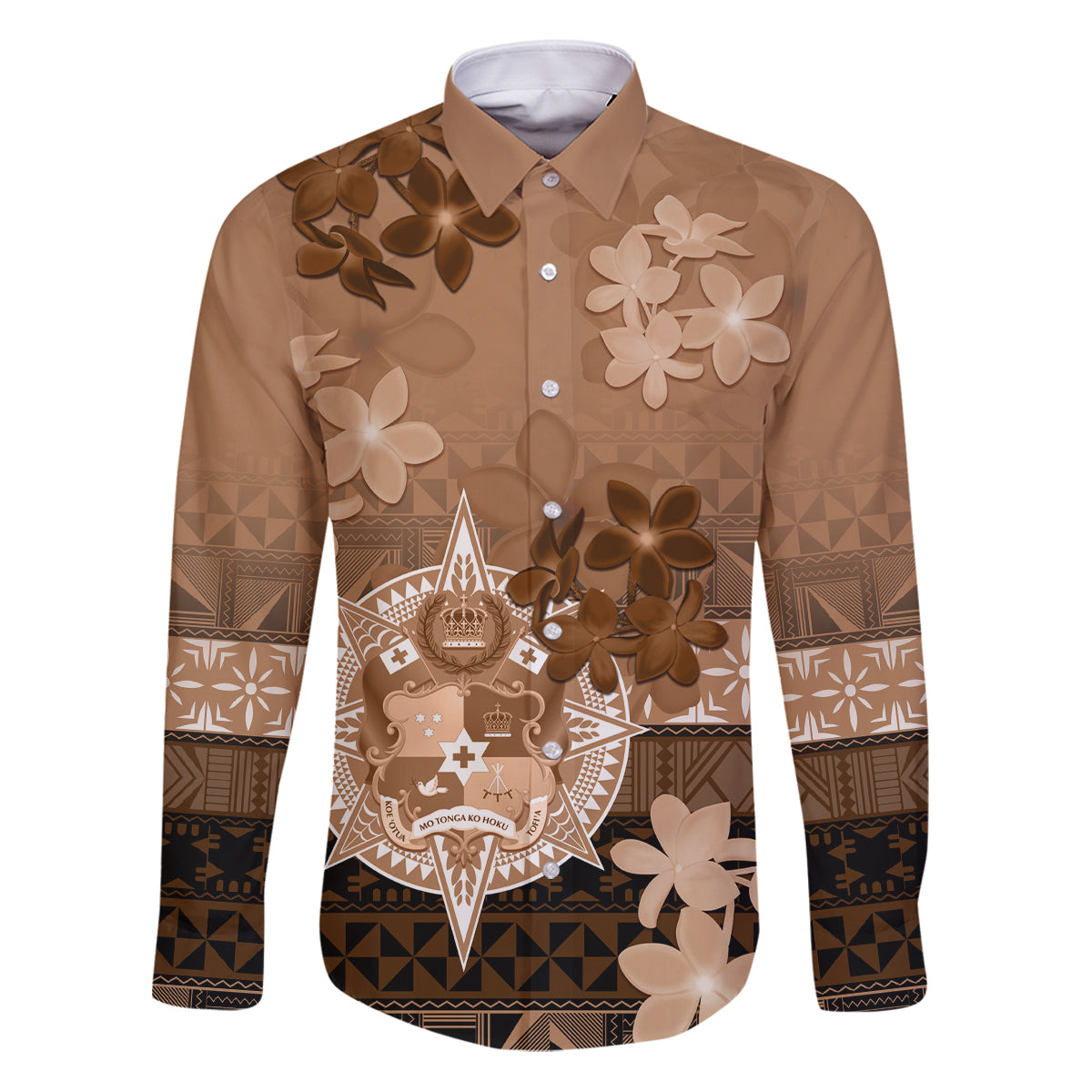 Tonga Emancipation Day Family Matching Puletasi and Hawaiian Shirt Tongan Kupesi Ngatu Pattern Vintage Style