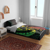 AAPI Heritage Month Bedding Set Kanaka Maoli Polynesian Tribal Wave