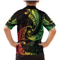 AAPI Heritage Month Family Matching Mermaid Dress and Hawaiian Shirt Kanaka Maoli Polynesian Tribal Wave LT05 - Polynesian Pride