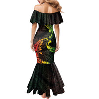 AAPI Heritage Month Family Matching Mermaid Dress and Hawaiian Shirt Kanaka Maoli Polynesian Tribal Wave LT05 - Polynesian Pride