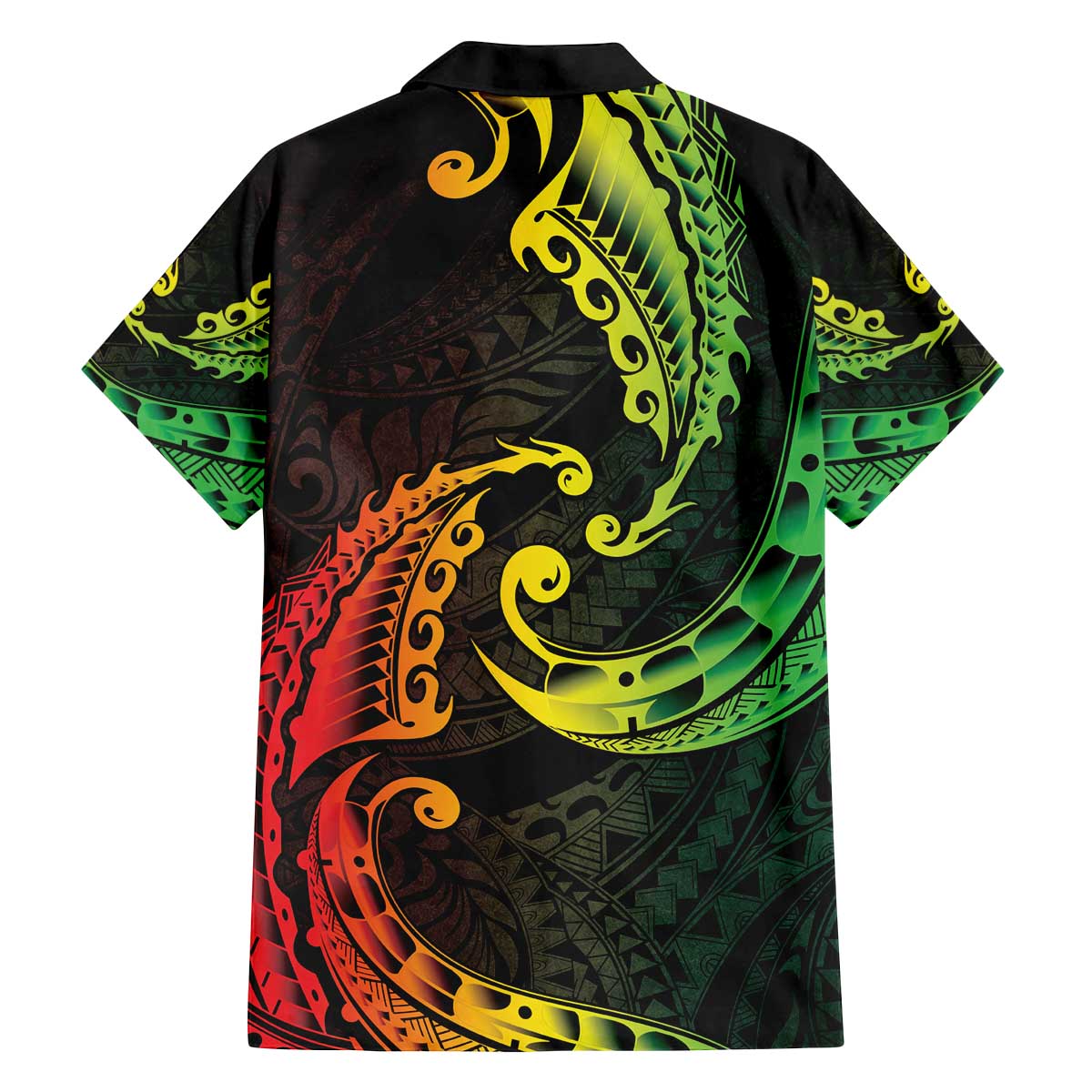 AAPI Heritage Month Family Matching Off The Shoulder Long Sleeve Dress and Hawaiian Shirt Kanaka Maoli Polynesian Tribal Wave LT05 - Polynesian Pride