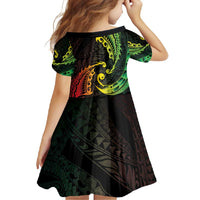 AAPI Heritage Month Family Matching Tank Maxi Dress and Hawaiian Shirt Kanaka Maoli Polynesian Tribal Wave LT05 - Polynesian Pride