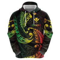 AAPI Heritage Month Hoodie Kanaka Maoli Polynesian Tribal Wave