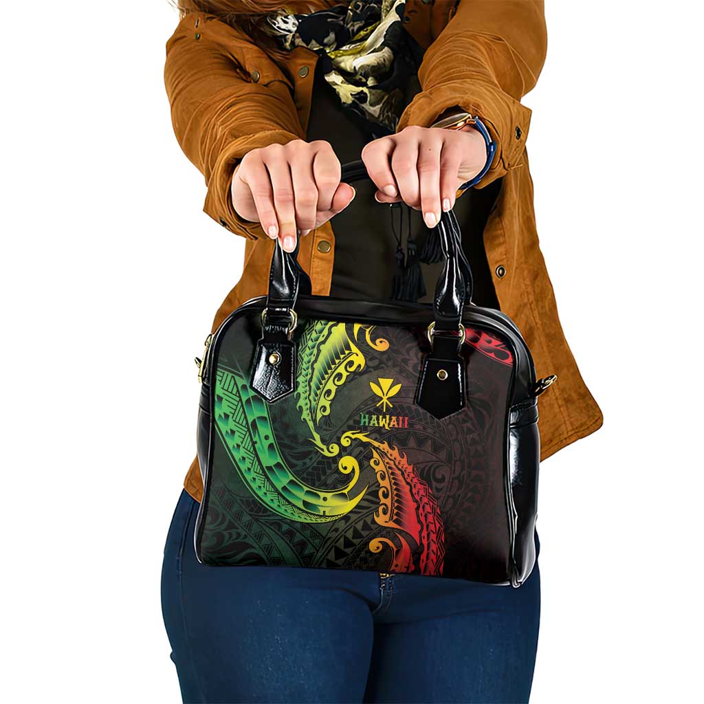 AAPI Heritage Month Shoulder Handbag Kanaka Maoli Polynesian Tribal Wave