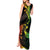 AAPI Heritage Month Tank Maxi Dress Kanaka Maoli Polynesian Tribal Wave