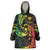 AAPI Heritage Month Wearable Blanket Hoodie Kanaka Maoli Polynesian Tribal Wave