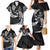 AAPI Heritage Month Family Matching Mermaid Dress and Hawaiian Shirt American Samoa Polynesian Tribal Wave