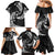 AAPI Heritage Month Family Matching Mermaid Dress and Hawaiian Shirt American Samoa Polynesian Tribal Wave